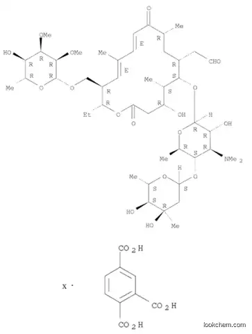 Molecular Structure of 102648-47-5 (Tylosin, 1,2,4-benzenetricarboxylate (salt) (9CI))